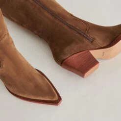 Dolce Vita RAJ BOOTS BROWN SUEDE(Raj Boots Brown Suede) -Dolce Vita Shop DOLCEVITA BOOTS RAJ BROWNSUEDE DETAILS 04