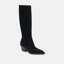 Dolce Vita RAJ WIDE CALF BOOTS ONYX SUEDE(Raj Wide Calf Boots Onyx Suede) -Dolce Vita Shop DOLCEVITA BOOTS RAJ ONYXSUEDE 01 3369e660 620e 41cb b43d 66a99af6a471