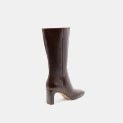 RIGGS WIDE CALF BOOTS CHOCOLATE LEATHER(Riggs Wide Calf Boots Chocolate Leather) -Dolce Vita Shop DOLCEVITA BOOTS RIGGS CHOCOLATELEATHER 03 5976ba96 3491 424b 9caa 09d1d56ae502