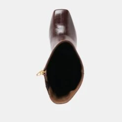 RIGGS WIDE CALF BOOTS CHOCOLATE LEATHER(Riggs Wide Calf Boots Chocolate Leather) -Dolce Vita Shop DOLCEVITA BOOTS RIGGS CHOCOLATELEATHER 06 4859905e 2eed 4c4f a862 84684d4505b6