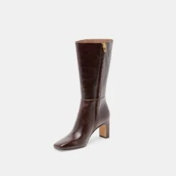 RIGGS WIDE CALF BOOTS CHOCOLATE LEATHER(Riggs Wide Calf Boots Chocolate Leather) -Dolce Vita Shop DOLCEVITA BOOTS RIGGS CHOCOLATELEATHER 09 f43ce8e4 a2b9 4b4b a6fa 5613d583807d