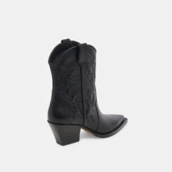 RIMONA BOOTIES BLACK LEATHER(Rimona Booties Black Leather) -Dolce Vita Shop DOLCEVITA BOOTS RIMONA BLACKLEATHER03