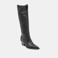 RYATT BOOTS BLACK LEATHER(Ryatt Boots Black Leather) 15 RYATT BOOTS BLACK LEATHER(Ryatt Boots Black Leather) -Dolce Vita Shop DOLCEVITA BOOTS RYATT BLACKLEATHER 01