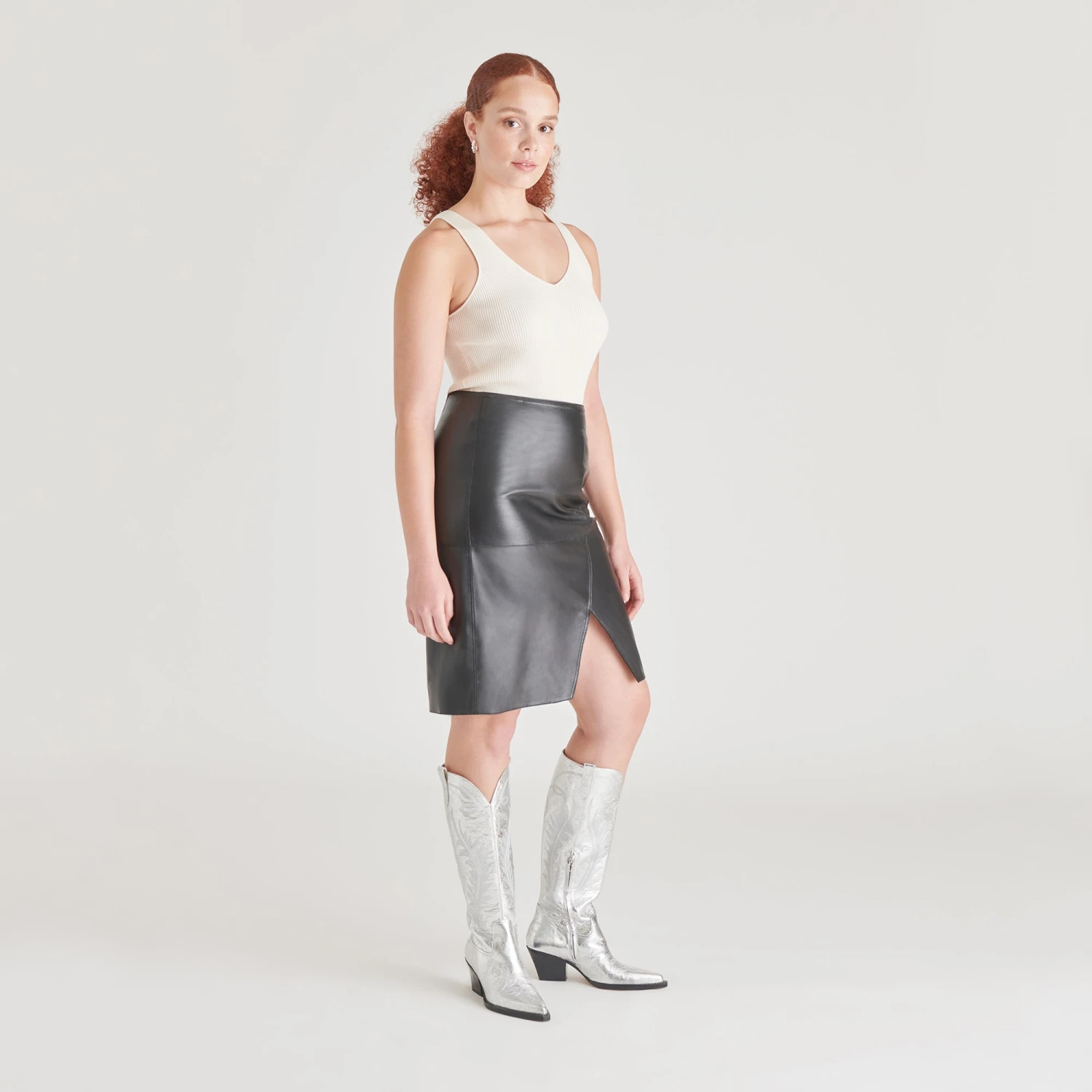 RYATT BOOTS SILVER DISTRESSED LEATHER(Ryatt Boots Silver Distressed Leather) 9 RYATT BOOTS SILVER DISTRESSED LEATHER(Ryatt Boots Silver Distressed Leather) - Image 9