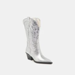 RYLAND EXTRA WIDE CALF BOOTS SILVER DISTRESSED LEATHER(Ryland Extra Wide Calf Boots Silver Distressed Leather) -Dolce Vita Shop DOLCEVITA BOOTS RYLANDWIDECALF SILVERDISTRESSEDLEATHER 01 fa428d6d af81 48c5 a1eb db0adaf9e4a1
