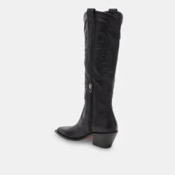 SAMSIN BOOTS BLACK LEATHER(Samsin Boots Black Leather) 19 SAMSIN BOOTS BLACK LEATHER(Samsin Boots Black Leather) -Dolce Vita Shop DOLCEVITA BOOTS SAMSIN BLACKLEATHER 08