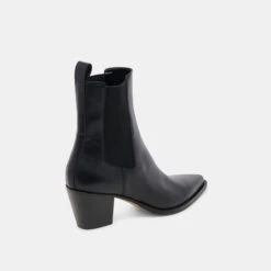 SHADIE H2O WIDE BOOTIES BLACK LEATHER(Shadie H2o Wide Booties Black Leather) -Dolce Vita Shop DOLCEVITA BOOTS SHADIE H2O BLACK LEATHER H2O 03 46d44130 1bfb 4f6c 8fae d0a1462ee254