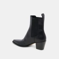 SHADIE H2O WIDE BOOTIES BLACK LEATHER(Shadie H2o Wide Booties Black Leather) -Dolce Vita Shop DOLCEVITA BOOTS SHADIE H2O BLACK LEATHER H2O 09 08595e79 86e8 43b2 a8c4 21d6ee306eab