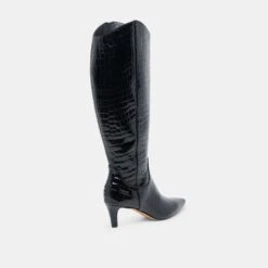 SHILAH WIDE CALF BOOTS NOIR EMBOSSED LEATHER(Shilah Wide Calf Boots Noir Embossed Leather) 13 SHILAH WIDE CALF BOOTS NOIR EMBOSSED LEATHER(Shilah Wide Calf Boots Noir Embossed Leather) -Dolce Vita Shop DOLCEVITA BOOTS SHILAHWIDECALF NOIREMBOSSEDLEATHER 03