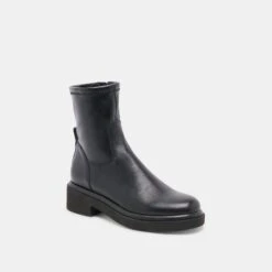 SIMAYA H2O BOOTS BLACK LEATHER(Simaya H2o Boots Black Leather) -Dolce Vita Shop DOLCEVITA BOOTS SIMAYA H2O BLACK LEATHER H2O 01