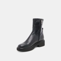 SIMAYA H2O BOOTS BLACK LEATHER(Simaya H2o Boots Black Leather) -Dolce Vita Shop DOLCEVITA BOOTS SIMAYA H2O BLACK LEATHER H2O 08