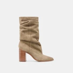 TALINA BOOTS OLIVE SUEDE(Talina Boots Olive Suede)