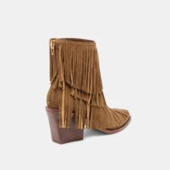 TOREY BOOTIES CHESTNUT SUEDE(Torey Booties Chestnut Suede) -Dolce Vita Shop DOLCEVITA BOOTS TOREY CHESNUT SUEDE 03