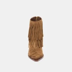 TOREY BOOTIES CHESTNUT SUEDE(Torey Booties Chestnut Suede) -Dolce Vita Shop DOLCEVITA BOOTS TOREY CHESNUT SUEDE 04
