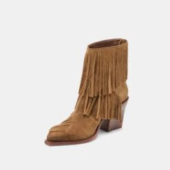TOREY BOOTIES CHESTNUT SUEDE(Torey Booties Chestnut Suede) -Dolce Vita Shop DOLCEVITA BOOTS TOREY CHESNUT SUEDE 09