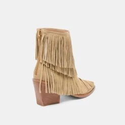 TOREY BOOTIES DK TAUPE SUEDE(Torey Booties Dk Taupe Suede) -Dolce Vita Shop DOLCEVITA BOOTS TOREY DK TAUPE SUEDE 03
