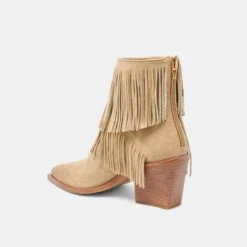 TOREY BOOTIES DK TAUPE SUEDE(Torey Booties Dk Taupe Suede) -Dolce Vita Shop DOLCEVITA BOOTS TOREY DK TAUPE SUEDE 08