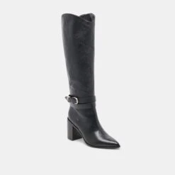 TYRONE BOOTS BLACK LEATHER(Tyrone Boots Black Leather) -Dolce Vita Shop DOLCEVITA BOOTS TYRONE BLACK LEATHER 01