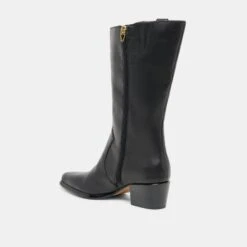 VERN WIDE CALF BOOTS BLACK LEATHER(Vern Wide Calf Boots Black Leather) 14 VERN WIDE CALF BOOTS BLACK LEATHER(Vern Wide Calf Boots Black Leather) -Dolce Vita Shop DOLCEVITA BOOTS VERNWC BLACKLEATHER 02