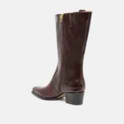VERN WIDE CALF BOOTS CHOCOLATE LEATHER(Vern Wide Calf Boots Chocolate Leather) 14 VERN WIDE CALF BOOTS CHOCOLATE LEATHER(Vern Wide Calf Boots Chocolate Leather) -Dolce Vita Shop DOLCEVITA BOOTS VERNWC CHOCOLATELEATHER 02 2