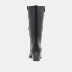 VERN BOOTS BLACK LEATHER(Vern Boots Black Leather) 15 VERN BOOTS BLACK LEATHER(Vern Boots Black Leather) -Dolce Vita Shop DOLCEVITA BOOTS VERN BLACKLEATHER 05