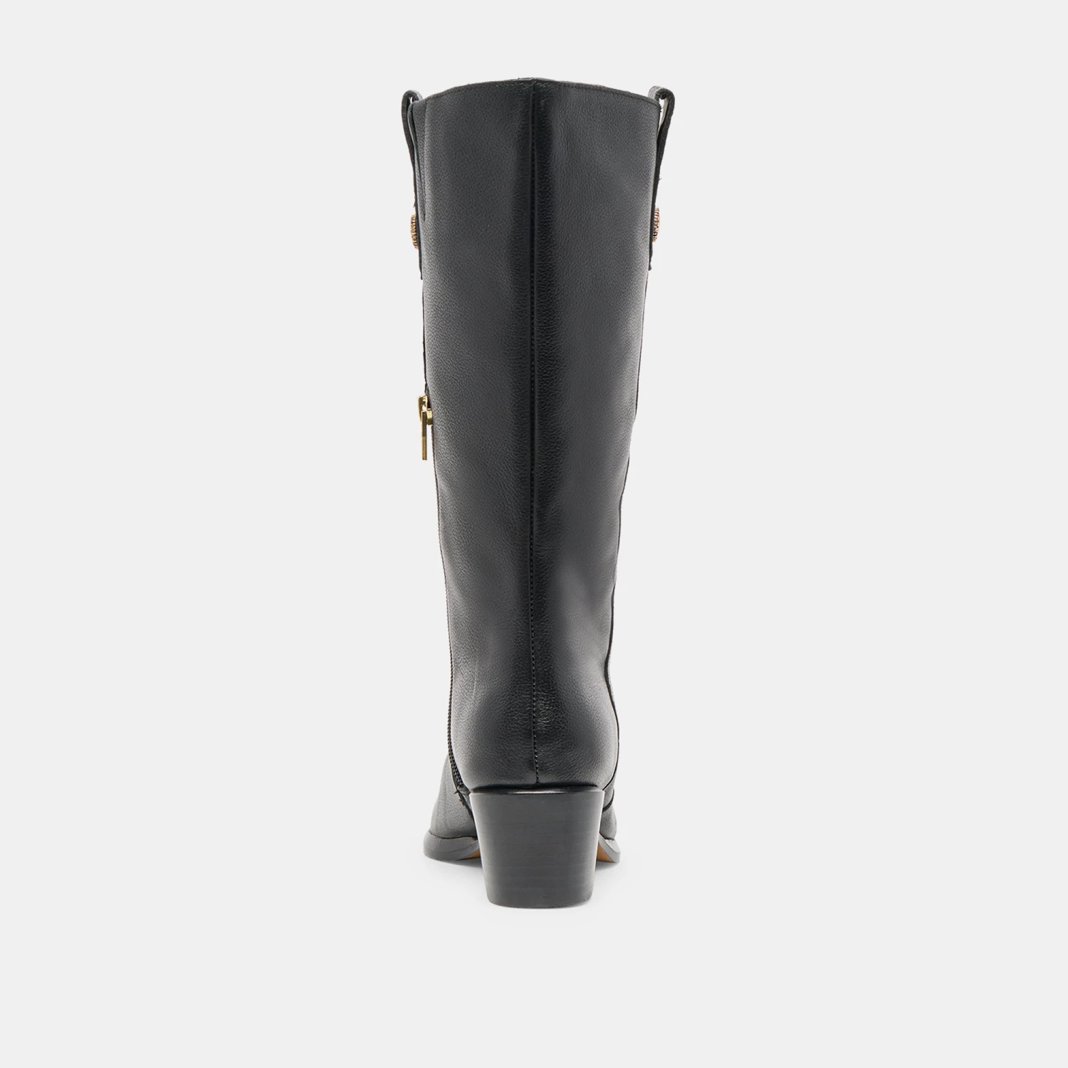 VERN WIDE CALF BOOTS BLACK LEATHER(Vern Wide Calf Boots Black Leather) 8 VERN WIDE CALF BOOTS BLACK LEATHER(Vern Wide Calf Boots Black Leather) - Image 8