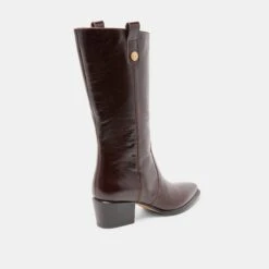 VERN BOOTS CHOCOLATE LEATHER(Vern Boots Chocolate Leather) -Dolce Vita Shop DOLCEVITA BOOTS VERN CHOCOLATELEATHER 03