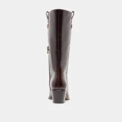 VERN BOOTS CHOCOLATE LEATHER(Vern Boots Chocolate Leather) -Dolce Vita Shop DOLCEVITA BOOTS VERN CHOCOLATELEATHER 05