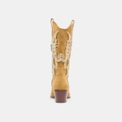 VILA BOOTS CARAMEL SUEDE(Vila Boots Caramel Suede) -Dolce Vita Shop DOLCEVITA BOOTS VILA CARAMELSUEDE 05