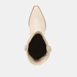 VILA BOOTS IVORY LEATHER(Vila Boots Ivory Leather) -Dolce Vita Shop DOLCEVITA BOOTS VILA IVORYLEATHER 06