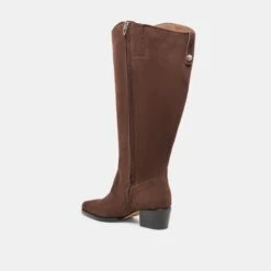 VIRONA H2O EXTRA WIDE CALF BOOTS DK BROWN SUEDE(Virona H2o Extra Wide Calf Boots Dk Brown Suede) -Dolce Vita Shop DOLCEVITA BOOTS VIRONAH2OPLUS DKBROWNSUEDE 02