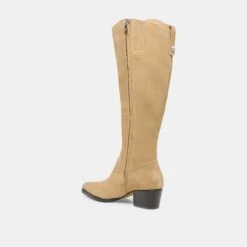 VIRONA H2O WIDE CALF BOOTS DK TAUPE SUEDE(Virona H2o Wide Calf Boots Dk Taupe Suede) -Dolce Vita Shop DOLCEVITA BOOTS VIRONAH2OWC DKTAUPESUEDE 02 2