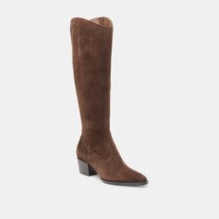 VIRONA H2O BOOTS DK BROWN SUEDE(Virona H2o Boots Dk Brown Suede) -Dolce Vita Shop DOLCEVITA BOOTS VIRONAH2O DKBROWNSUEDEH2O 01