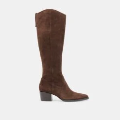VIRONA H2O EXTRA WIDE CALF BOOTS DK BROWN SUEDE(Virona H2o Extra Wide Calf Boots Dk Brown Suede)