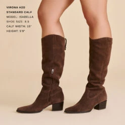VIRONA H2O BOOTS DK BROWN SUEDE(Virona H2o Boots Dk Brown Suede) -Dolce Vita Shop DOLCEVITA BOOTS VIRONAH2O DKBROWNSUEDEH2O 1