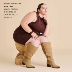 VIRONA H2O EXTRA WIDE CALF BOOTS DK TAUPE SUEDE(Virona H2o Extra Wide Calf Boots Dk Taupe Suede) -Dolce Vita Shop DOLCEVITA BOOTS VIRONAH2O DKTAUPESUEDEH2O EXTRAWIDECALF 3