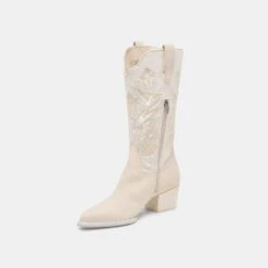 VORAH PEARL BOOTS CREME SEQUIN(Vorah Pearl Boots Creme Sequin) -Dolce Vita Shop DOLCEVITA BOOTS VORAHPEARL CREMESEQUIN 08 f42e7c45 5374 4794 bcfa 0c2a73dcaf7f