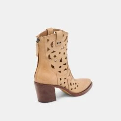 ZENOBI BOOTIES CAMEL DISTRESSED LEATHER(Zenobi Booties Camel Distressed Leather) -Dolce Vita Shop DOLCEVITA BOOT ZENOBI CAMELDISTRESSEDLEATHER 03
