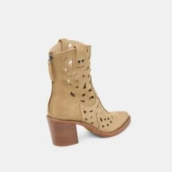 ZENOBI BOOTIES DK TAUPE SUEDE(Zenobi Booties Dk Taupe Suede) -Dolce Vita Shop DOLCEVITA BOOT ZENOBI DKTAUPESUEDE 03