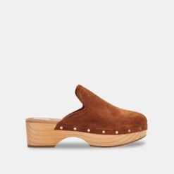 CLOSEN CLOGS COGNAC SUEDE - COGNAC SUEDE / 8 / 935 - Re:vita(Closen Clogs Cognac Suede Cognac Suede 8 935 Resale)