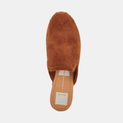 CLOSEN CLOGS COGNAC SUEDE - COGNAC SUEDE / 8 / 935 - Re:vita(Closen Clogs Cognac Suede Cognac Suede 8 935 Resale) -Dolce Vita Shop DOLCEVITA CLOGS CLOSEN COGNACSUEDE 06