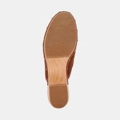 CLOSEN CLOGS COGNAC SUEDE - COGNAC SUEDE / 8 / 935 - Re:vita(Closen Clogs Cognac Suede Cognac Suede 8 935 Resale) -Dolce Vita Shop DOLCEVITA CLOGS CLOSEN COGNACSUEDE 07