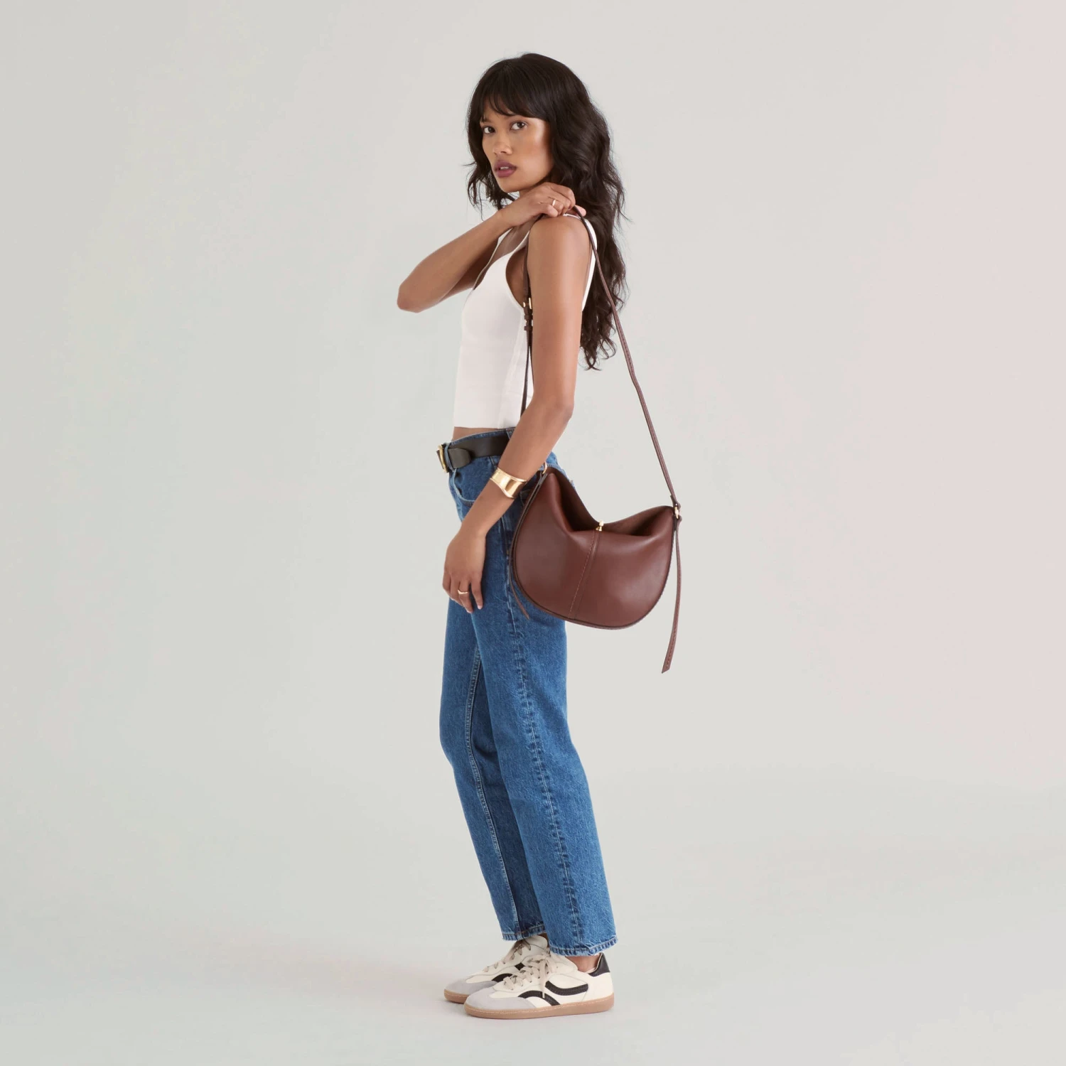 BURANO CROSSBODY BROWN LEATHER(Burano Crossbody Brown Leather) 2 BURANO CROSSBODY BROWN LEATHER(Burano Crossbody Brown Leather) - Image 2
