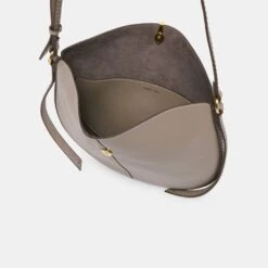 BURANO CROSSBODY GREY LEATHER(Burano Crossbody Grey Leather) -Dolce Vita Shop DOLCEVITA CROSSBODY BURANO GREYLEATHER 5