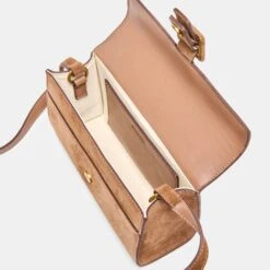 CHRIS CROSSBODY CAMEL SUEDE(Chris Crossbody Camel Suede) -Dolce Vita Shop DOLCEVITA CROSSBODY CHRIS CAMELSUEDE 7