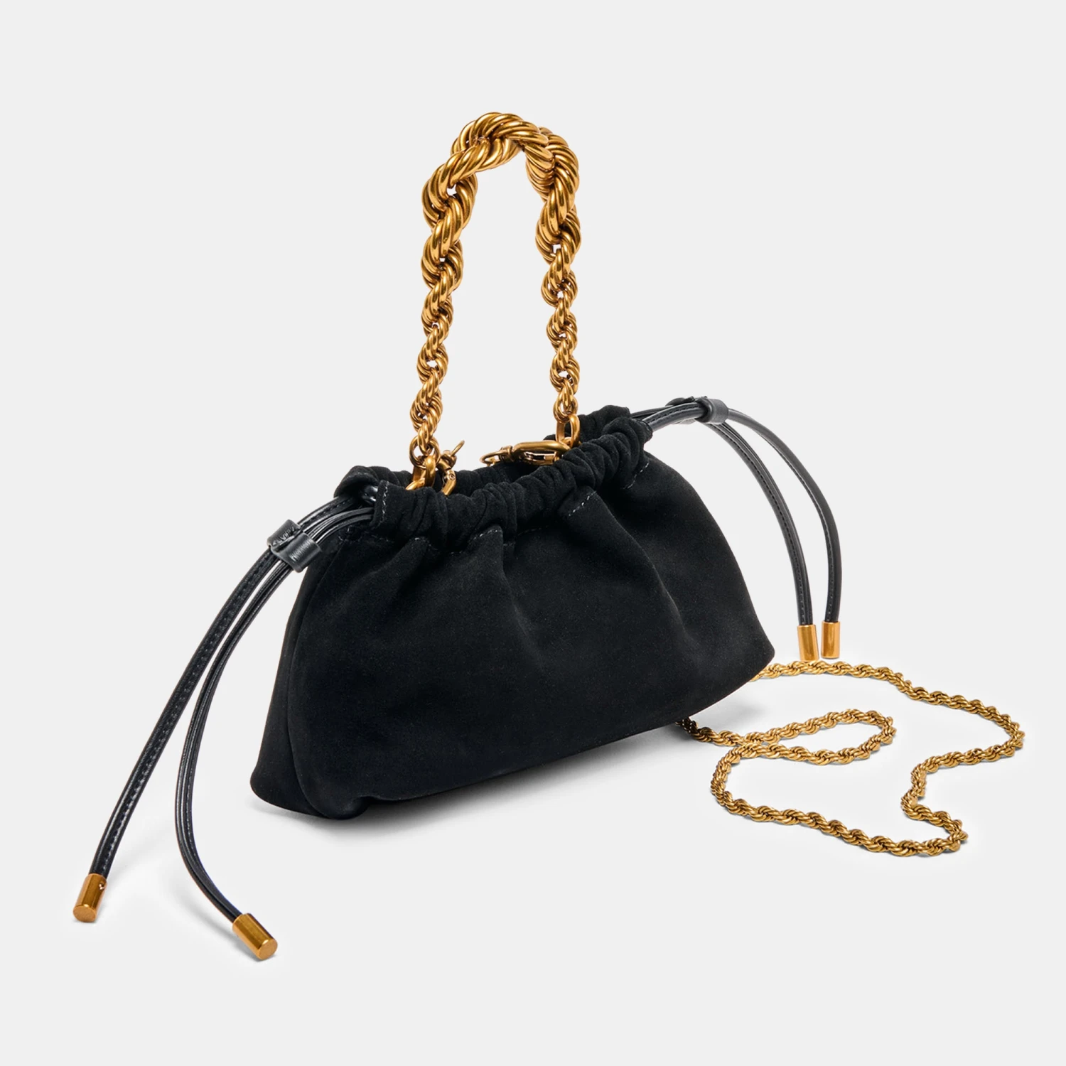 CLEO CROSSBODY BLACK SUEDE(Cleo Crossbody Black Suede) 1 CLEO CROSSBODY BLACK SUEDE(Cleo Crossbody Black Suede)