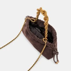 CLEO CROSSBODY ESPRESSO SUEDE(Cleo Crossbody Espresso Suede) -Dolce Vita Shop DOLCEVITA CROSSBODY CLEO ESPRESSOSUEDE 4