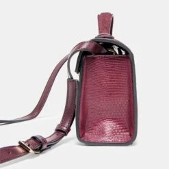 ZANNONE CROSSBODY BURGUNDY SUEDE(Zannone Crossbody Burgundy Suede) -Dolce Vita Shop DOLCEVITA CROSSBODY ZANNONE BurgundySuede 6