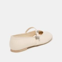 ALIZZA BALLET FLATS CREME CRINKLE PATENT(Alizza Ballet Flats Creme Crinkle Patent) -Dolce Vita Shop DOLCEVITA FLATS ALIZZA CREMECRINKLEPATENT 03