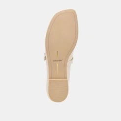 ALIZZA BALLET FLATS CREME CRINKLE PATENT(Alizza Ballet Flats Creme Crinkle Patent) -Dolce Vita Shop DOLCEVITA FLATS ALIZZA CREMECRINKLEPATENT 07